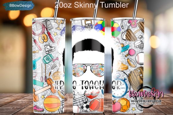 Celebrating the Male PE Teacher Life with a Custom 20oz Skinny Tumbler Design