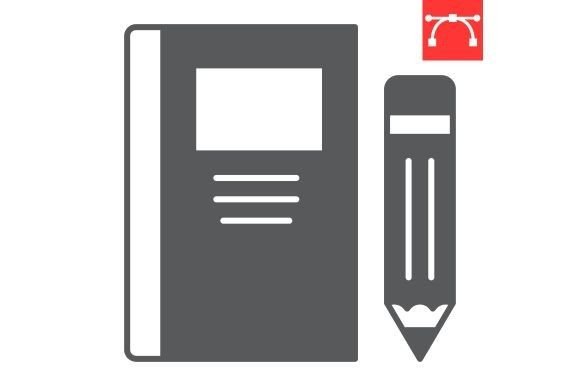 Evaluating the Notebook and Pencil Glyph Icon for Modern Design Workflows