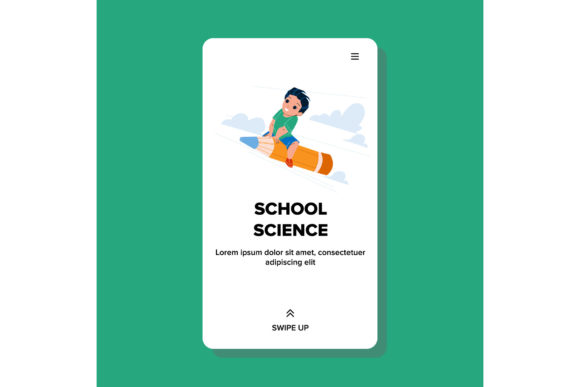 Integrating the School Science Lesson Studying Schoolboy Vector into Educational and Creative Workflows