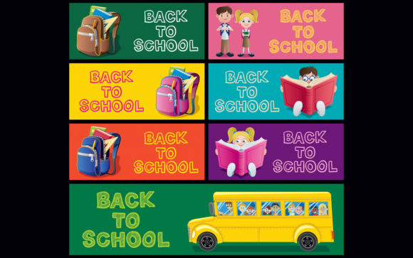 School Banner Set Part 1: A Practical Guide to Vector-Based Educational Graphics