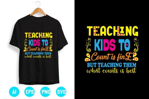 Teacher T-shirt Design 6: Elevating Classroom Style with Meaningful Typography