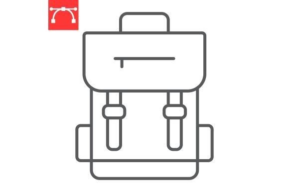 Understanding the Backpack Line Icon: A Guide to Minimalist School and Education Vector Graphics